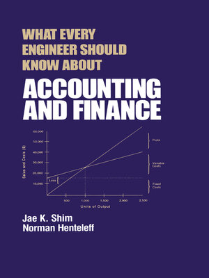 cover image of What Every Engineer Should Know about Accounting and Finance